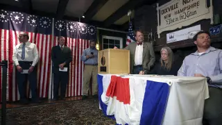Votación en Hart's Location, el pueblo más pequeño de Nuevo Hampshire.
