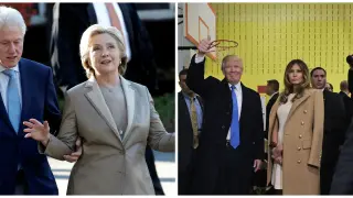 Hillary y Trump votan en Nueva York