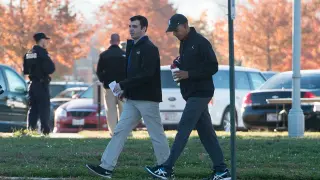 Obama de camino a su tradicional partido de baloncesto en la jornada electoral.