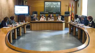 La Asociación Reazyom de familias de víctimas de acoso escolar comparece en las Cortes de Aragón, ante la comisión especial de estudio sobre Políticas, medidas y recursos necesarios para acabar con el 'bullying'.