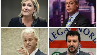 Marine Le Pen, Nigel Farage, Geert Wilders y Matteo Salvini son algunos de los líderes que han celebrado la victoria de Trump.