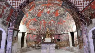 Iglesia inferior de la parroquial de San Esteban. Conjunto pictórico de la capilla de Santa María del Perdón.