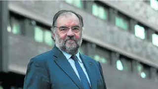 Josep Soler, presidente de EFPA Europa, el pasado jueves en Zaragoza.