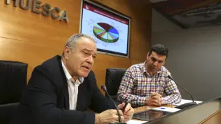 El presidente de la Diputación de Huesca, Miguel Gracia Ferrer