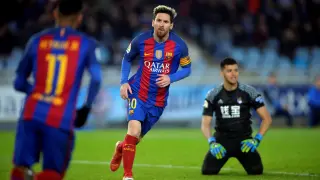 Messi salvó, una vez más, al Barça.