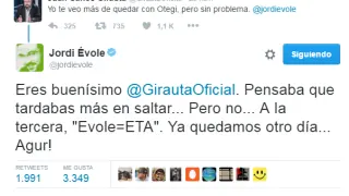 Évole y Girauta se enzarzan en Twitter.