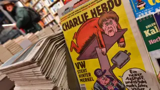 La portada de la primera edición alemana de 'Charlie Hebdo'.