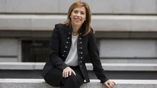 La diputada oscense Ana Alós, este miércoles en el Congreso