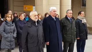 Minuto de silencio en la Delegación del Gobierno por el atentado en Berlín