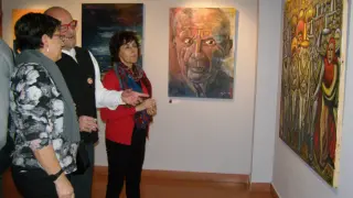 Atelier de Artistas de Tarazona expone pinturas de sus alumnos