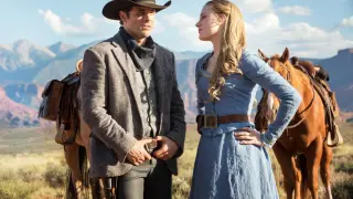 James Marsden y Evan Rachel Wood, protagonistas de la serie de HBO 'Westworld'.