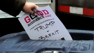 Una participante destruye la victoria de Trump y el Brexit.