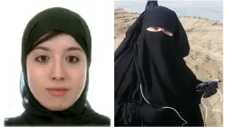 Asia Ahmed Mohamed y Fátima Akil Laghmich.