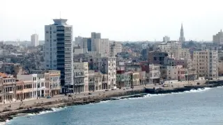 El malecón de La Habana.