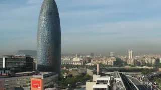Torre Agbar en Barcelona.