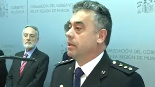 Cirilo Durán, el jefe superior del Cuerpo Nacional de Policía en Murcia.