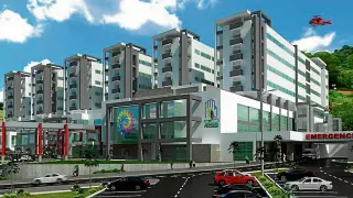 Recreación virtual del nuevo Hospital Los Ceibos de Guayaquil (Ecuador)