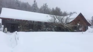 Nieve en el Pirineo