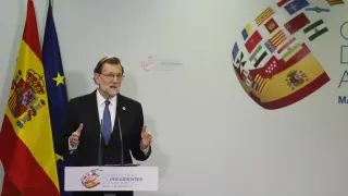 Mariano Rajoy habla tras la conferencia de presidentes