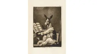 Uno de los Caprichos de Goya que se subastarán