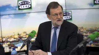 Rajoy durante su entrevista en Onda Cero.