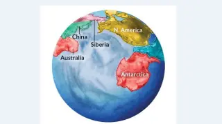Las últimas modelizaciones apuntan a que dentro de unos 250 millones de años Norteamérica y Asia acabarán por converger y fusionarse, posiblemente junto a otras masas de tierra, para formar un futuro supercontinente: Amasia