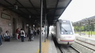 Estación de Renfe en Teruel.