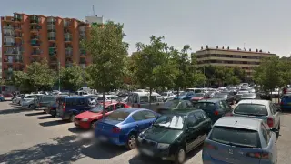 Calle de Gregorio García Arista en Zaragoza, donde se van a llevar a cabo las obras de reparación de una tubería.