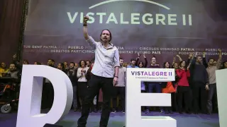 Pablo Iglesias en Vistalegre II.