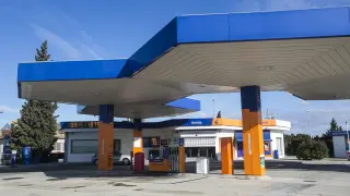 Gasolinera de bajo coste junto al polígono de Malpica de la capital aragonesa.