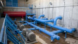 El subsuelo de Zaragoza está plagado de tuberías de suministro de agua.