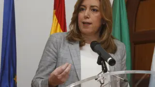 Susana Díaz pide "permiso" en su "casa" para optar a la dirección del PSOE