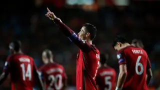 Cristiano Ronaldo celebra uno de sus goles