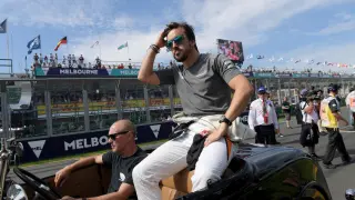Fernando Alonso, este sábado en Australia.