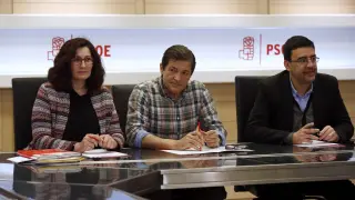 Reunión de la gestora del PSOE este lunes.