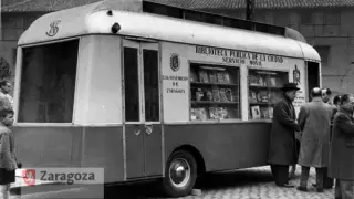 La primera biblioteca con ruedas de Zaragoza
