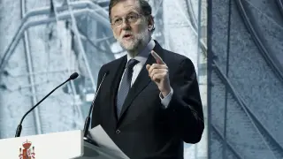 Rajoy, este martes en Barcelona.