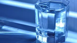 Un vaso de agua