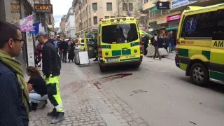 El centro de Estocolmo, donde se ha producido el ataque.