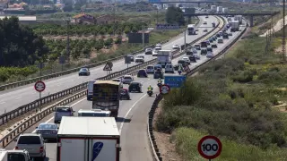 Tráfico en la autovía de Alicante