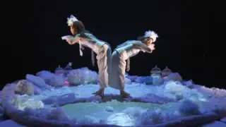 Imagen del espectáculo 'Algodón' de la compañía cántabra 'Escena Miriñaque'.