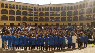 El concierto escolar se ha llevado a cabo en la plaza de Toros Vieja.