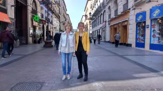 Carmen Casarejos y Cristina López Borroy.