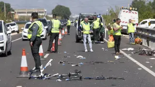 Atropello mortal a un grupo de ciclistas en Valencia