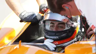 Alonso en Indianápolis.