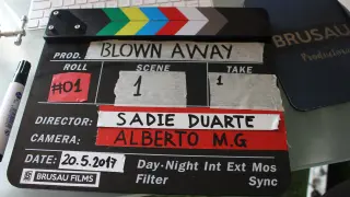 Claqueta del corto 'Blown Away'.