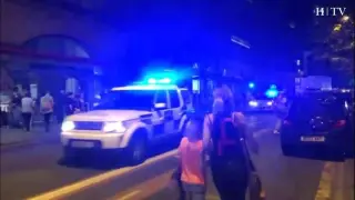 Un aragonés graba los minutos posteriores al atentado