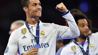 Cristiano Ronaldo, el pasado 3 de junio en la final de la Liga de Campeones.
