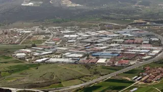 Vista aérea del Polígono Industrial Las Casas