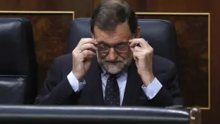 Mariano Rajoy este miércoles en el Congreso de los Diputados.